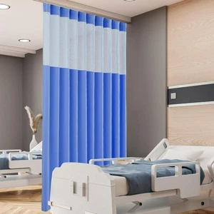 Flame Retardant Hospital Curtain Room Divider with Grommet, Privacy Medical C... - Picture 1 of 2