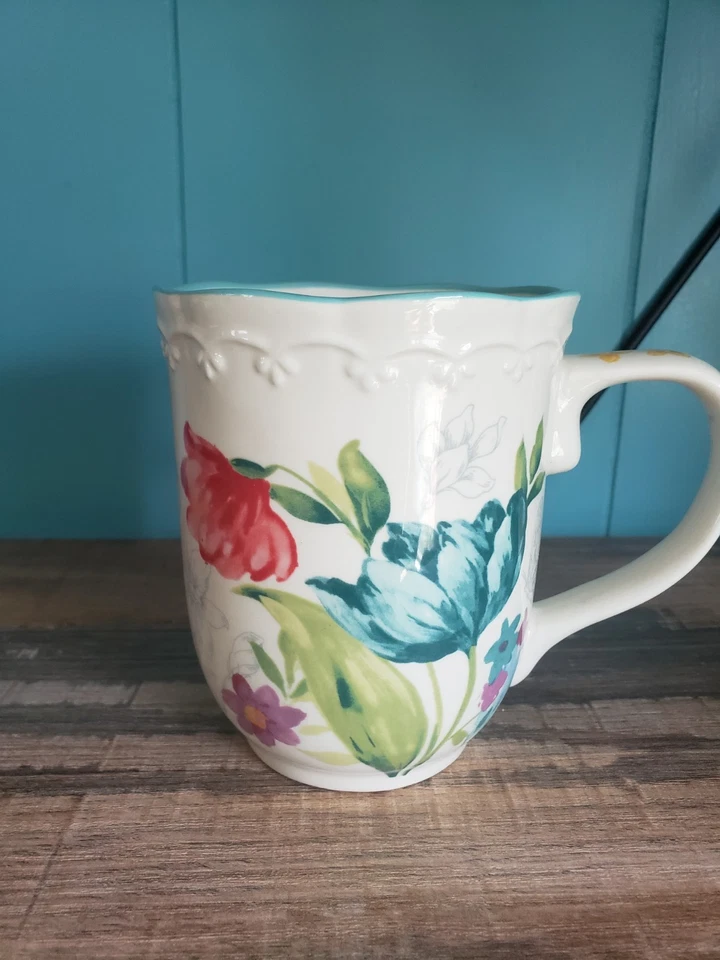 Buquê feminino The Pioneer florido 18 oz xícara/caneca de café - Imagem 1 de 4