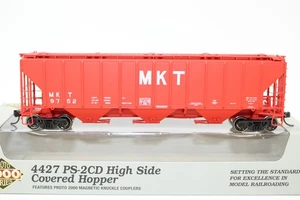 Proto 2000 HO Scale MKT Missouri Kansas Texas PS2 High Side Covered Hopper Car - Picture 1 of 8