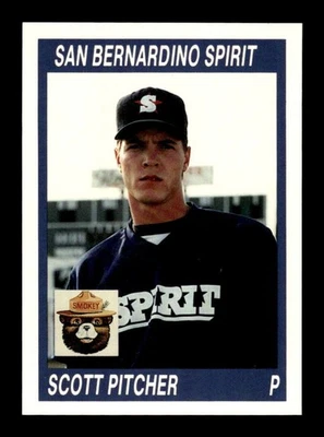1990 Cal League San Bernardino Spirit 95 Scott Pitcher BXCP09 - Image 1 of 2