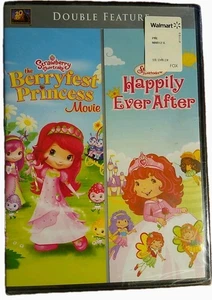 Strawberry Shortcake Double Feature DVD: Berryfest Princess, Happily Ever After  - Picture 1 of 9