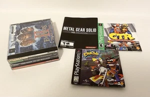 Vintage Playstation Pc CD Various Video Game Lot Empty Cases Arts - Picture 1 of 12