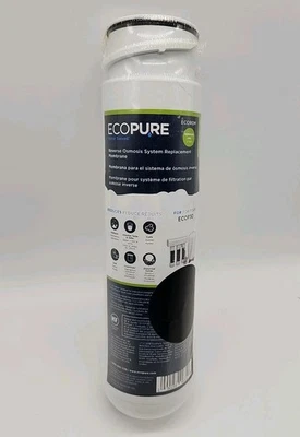 EcoPure Reverse Osmosis Under Sink Replacement Water Membrane ECOROM ECOP30 -NEW - Image 1 of 3