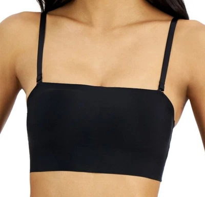 Jenni Intimates Women's No-Show Bandeau Bralette, Deep Black, Large - Image 1 of 4