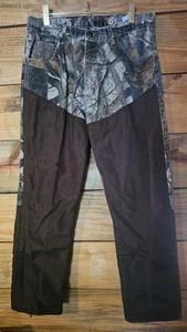 Wrangler Pro Grear Brush Guard Realtree Canvas Camo Hunting Jeans Men 36x30  - Picture 1 of 10