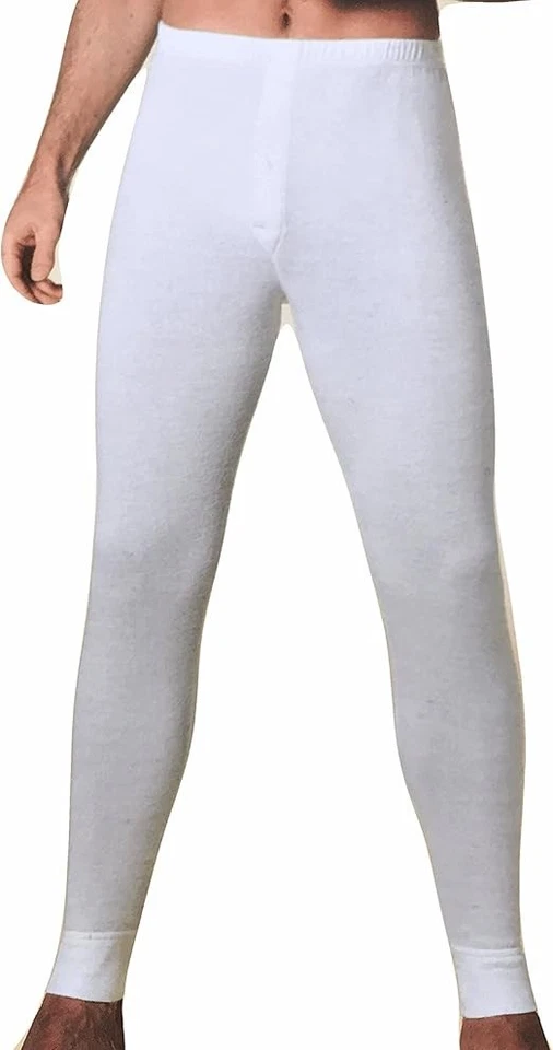 NOTTINGHAM Pantalone - Mutanda Lunga Uomo in Lana E Cotone Bottoni PL18 - Immagine 1 di 1