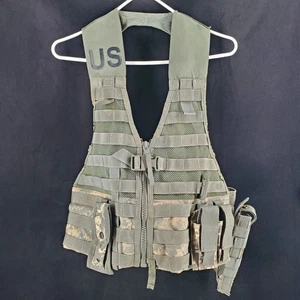 US Army Military Fighting Vest with Holster & Magazine Clip Holder – Used - Picture 1 of 13