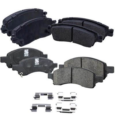 Juego de pastillas de freno delanteras y traseras de cerámica para Chevrolet Traverse 2009-2017 Foto 1 de 4