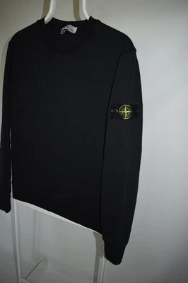 Stone Island Compass Badge Crewneck Sweatshirt Pullover Black Men’s M 801563051 - image 1 of 4