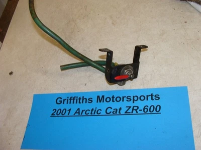 ARCTIC CAT ZR600 2001 OEM válvula de combustible llave de encendido apagado palanca línea de gas Foto 1 de 4