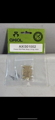 Axial AX24 1/24th Scale Brass Chassis Skid Plate (19.5g) AXI301002 XC-1 XC1 - Image 1 of 4