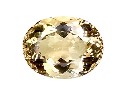 3.48cts Yellow natural beryl Oval cut loose gemstones "see video" - Image 1 of 3