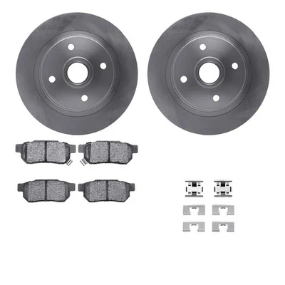For Honda Prelude 85-87 R1 Concepts WFUH1-59147 Rear Brake Kit w Optimum Pads Foto 1 de 4