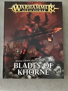Blades Of Khorne Chaos Battletome WarHammer Age Of Sigmar nuovo - Foto 1 di 2