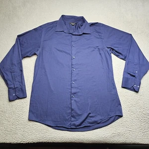 Structure Shirt Mens Large Modern Fit Long Sleeve Button Down Collared - Picture 1 of 15
