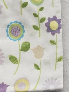 2 fundas de almohada estándar circo flores florales púrpura verde azul - Imagen 1 de 8
