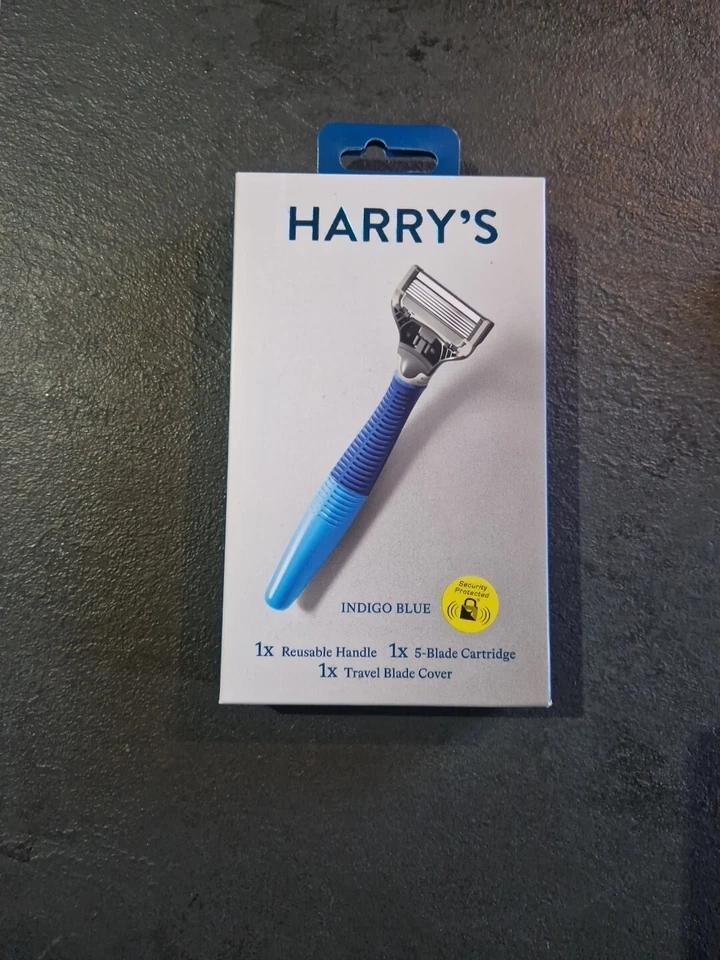 Harry’s Men’s 5 Blade Razor Indigo Blue Brand New Free P&P💥 🚚💨💥