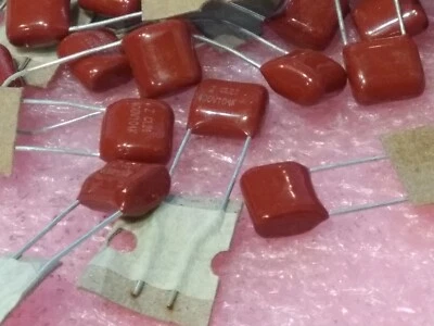 GD-FARATRONIC Condensador de película de poliéster 5x 100nF 400V, condensador de película MKT de 0,1μF