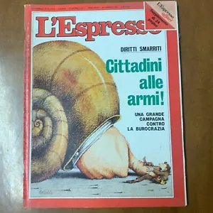 L'espresso Diritti smarriti cittadini alle armi numero 7 - 22 Febbraio 1987 - Imagen 1 de 2