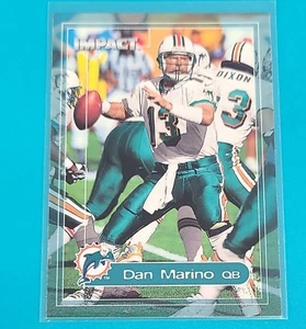 2000 Impact #2 Dan Marino Miami Dolphins FOOTBALL Card 7A - Picture 1 of 2