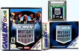 X-Men Mutant Academy Nintendo Game Boy Color GBC 2000 w Box, Instruction Booklet - Picture 1 of 8