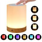 2x Touch Sensor Night Light Portable LED Dimmable Rechargeable Bed Table Lamp AU