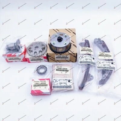 For 00-05 TOYOTA MR2 SPYDER VVT-I 1.8L OEM 7Pcs Timing Chain Kit  Sprocket - Image 1 of 4