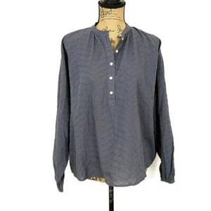 NWT Universal Thread Womens sz S Top Gray 1/2 Button Long Sleeve - Bild 1 von 8