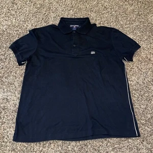 VTG Polo Sport Ralph Lauren Black Short Sleeve Polo Shirt Men's L - Picture 1 of 4