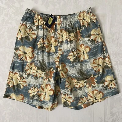 Bañador Roundtree & Yorke Floral Cordón Hombres L Cintura 32 Entrepierna 8.5 Nuevo con Etiquetas Foto 1 de 4