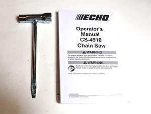 ECHO Chainsaw CS-4910 Bar Tool and Manual - OEM - Picture 1 of 3