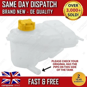 FORD FIESTA MK6 2002-2010 RADIATOR COOLANT EXPANSION HEADER TANK BOTTLE & CAP - Picture 1 of 5