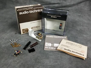 Audio-Technica AT-33E MC Cartridge W/ Original Box In Excellent Condition - Picture 1 of 10