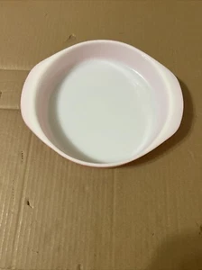 Vintage Pyrex #221 Flamingo Pink 8” Round Casserole Pie Cake Baking Dish USA - Picture 1 of 5