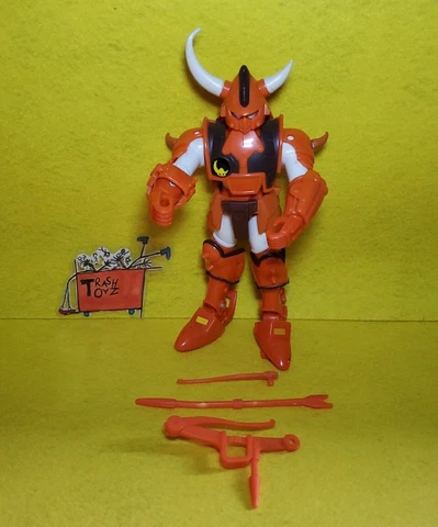 VINTAGE RONIN WARRIORS KENTO ACTION FIGURE JUSTICE WITH HELMET PLAYMATES Cover