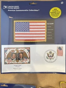 USPS Bush Cheney Commemorative Collectible 2005 Inaugural Elenvope And Booklet  - Bild 1 von 7