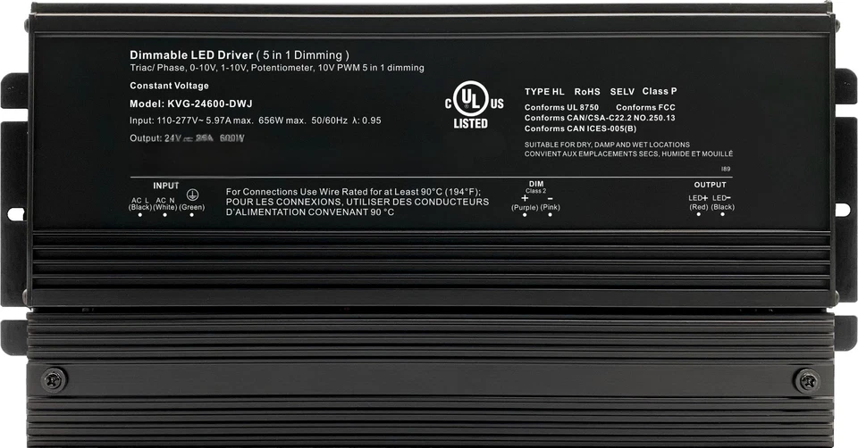 Milan Tree LED – 24V / 600W Dimmable LED Driver Power Supply - Image 1 of 4