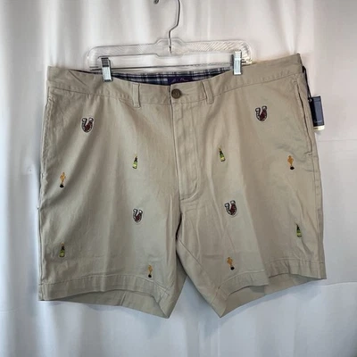 Pantalones Cortos Derby Kentucky Para Hombre Talla 42 Tema Carreras de Caballos Bordados A. Riverer Nuevos con Etiquetas Foto 1 de 4