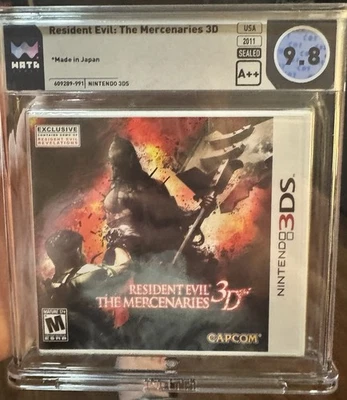 Resident Evil: The Mercenaries 3D  Sealed and Graded 3DS WATA 9.8 A++ - Image 1 of 3