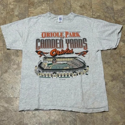 1995 Baltimore Orioles Camden Yards Short Sleeve T shirt Remake tee HN3582 - Image 1 of 2
