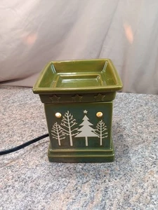 Scentsy Ceramic Full Size Tannenbaum Christmas Pine Tree Holiday Wax Warmer - Picture 1 of 11