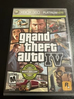 Grand Theft Auto IV -- Platinum Hits Edition (Microsoft Xbox 360, 2009) - Image 1 of 3