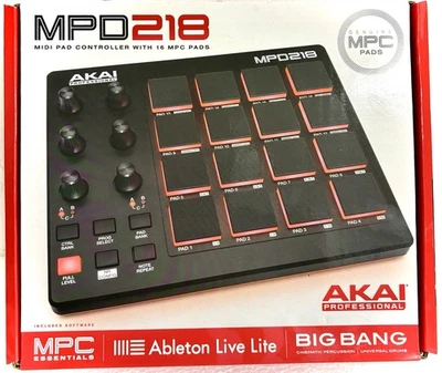 AKAI Professional MPD218 - USB MIDI Controller mit 16 MPC Drum Pads  - Bild 1 von 2