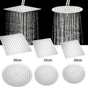 Duschkopf Edelstahl Kopfbrause Regendusche Regenbrause Brausekopf Duscharm V304+ - Bild 1 von 40