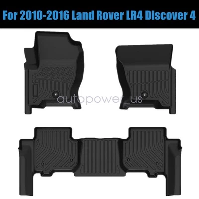 Juego de 4 alfombrillas delanteras y traseras de TPE para Land Rover LR4 Discover 2010-2016 Foto 1 de 4