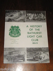 history BATHURST CAR RACING/CLUB/RACES pre-WW1 to 1973, FREE POST AUSTRALIA - Imagen 1 de 11