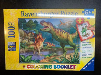 Ravensburger Puzzle World of Dinosaurs Kids Puzzle Puzzle Game 100 Pieces XXL - Image 1 of 4