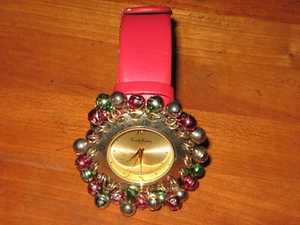 Damen Vintage Quacker Factory Armbanduhr Uhr Urlaub Weihnachten braucht eine Batterie - Bild 1 von 5