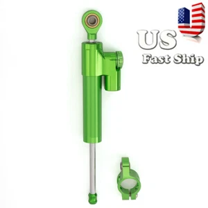 For Ninja ZX6R Ninja ZX10R Z800 Steering Stabilizer Damper Linear Safety Green - Bild 1 von 10
