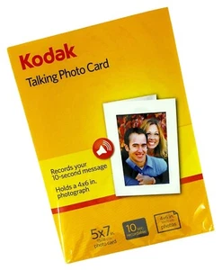 Kodak Voice Recording Card with Photo Frame - 10 Sec Message - Holiday Card - Picture 1 of 6